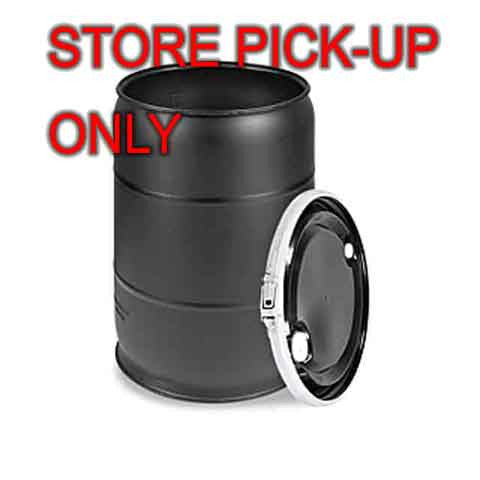 Drum with Lid 55 Gallon, Open Top, "Store Pick-up only"